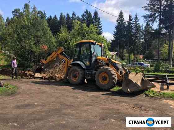 Аренда экскаватор-погрузчик JCB Санкт-Петербург