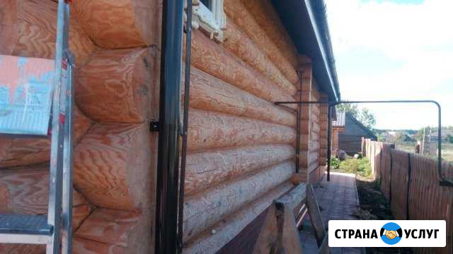 Срубы для дома и бани. Цельное бревно Порецкое - изображение 1