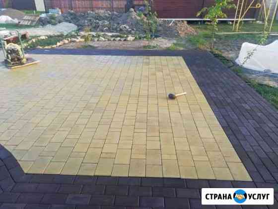 Укладка тротуарной плитки Чехов