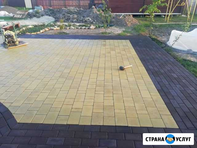 Укладка тротуарной плитки Чехов - изображение 1