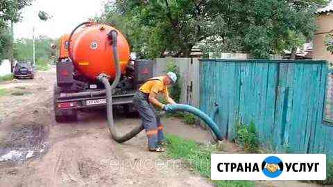 Откачка сливных ям, выкачка туалетов, канализации Ростов-на-Дону