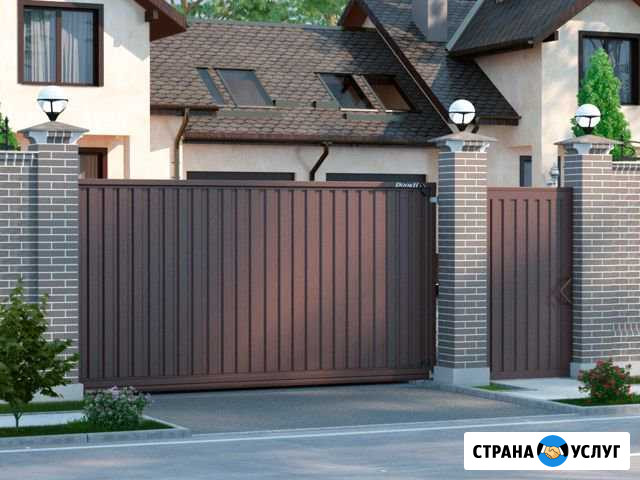 Откатные ворота Вологда - изображение 1