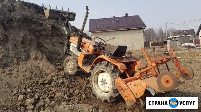Вспашка/Культивация участка мини-трактором. Газон Санкт-Петербург - изображение 1