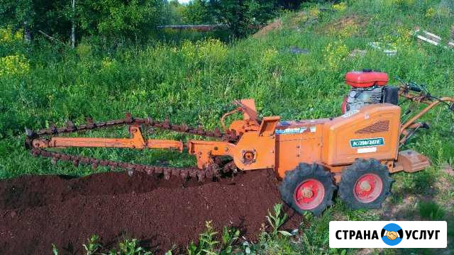 Траншеекопатель грунторез, ш. 15см,глуб. 80см Киров - изображение 1