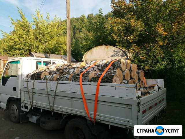 Дрова березовые чурками,горбыль пиленный Красноярск - изображение 1