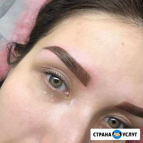 Напыление бровей, Микроблейдинг, Пудровые брови Москва - изображение 1