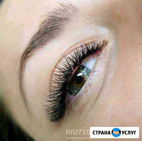 Наращивание ресниц и архитектура бровей хной Москва