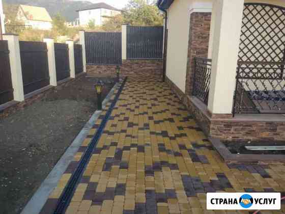 Виброукладка тротуарной плитки Геленджик