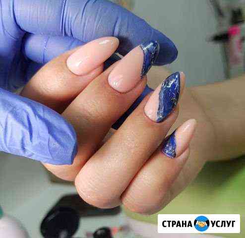 Маникюр гель-лак укрепление ногтей оформление бров Челябинск