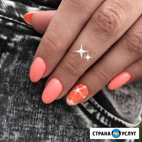 Маникюр, педикюр (пальчики) покрытие гель-лак Великие Луки - изображение 1