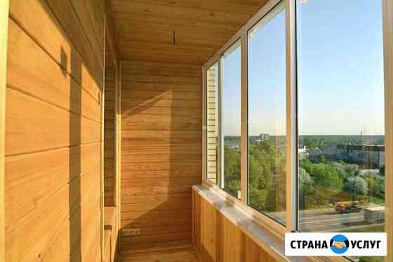 Отделка балконов и лоджий качественно Липецк