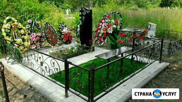 Благоустройства могил, укладка тротуарной плитки Барнаул - изображение 1