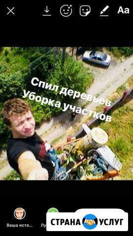 Спил деревьев Уборка Участков Покос Травы Шахты - изображение 1