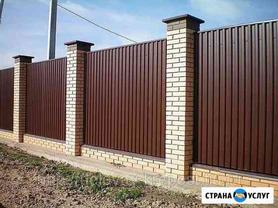 Заборы из профлиста Яблоновский