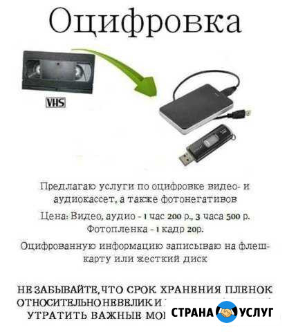Оцифровка видеокассет Домодедово - изображение 1