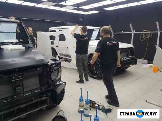 Тонировка и оклейка защитной плёнкой авто Москва
