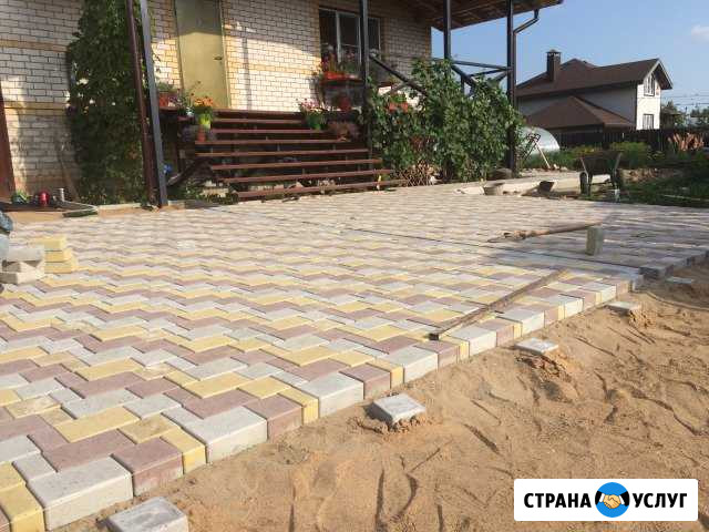 Укладка (Мощение) тротуарной плитки Кострома - изображение 1
