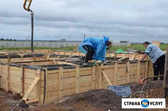 Фундаменты, дома из газобетона Кашира
