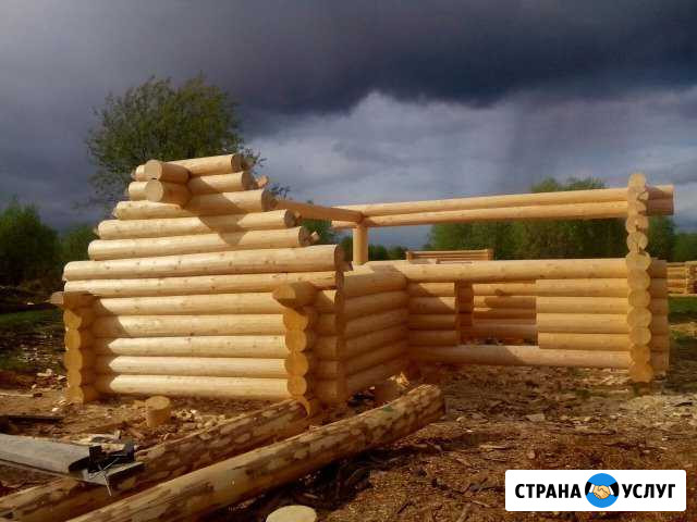 Срубы домов, бань ручной рубки Лысьва - изображение 1