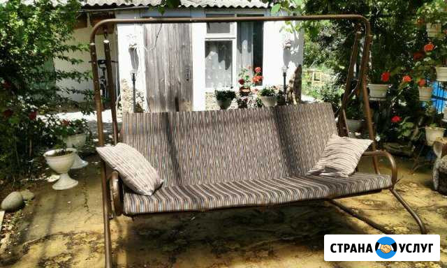 Перетяжка садовых качелей и мягкой мебели Тамань - изображение 1