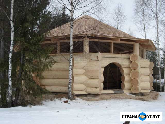 Строительство домов и бань ручной рубки из кедра Воронеж - изображение 1