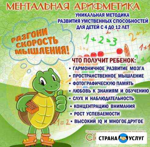Тренер по ментальной арифметике Владимир