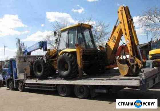 Аренда трал низкорамный, перевозка jcb Москва