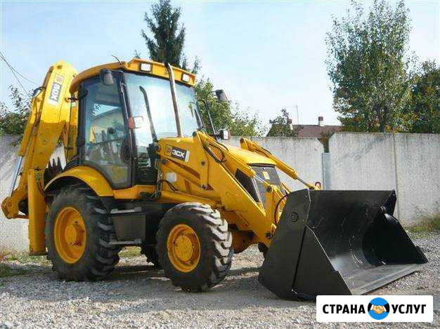 Аренда экскаватора-погрузчика JCB, демонтаж домов Гатчина - изображение 1