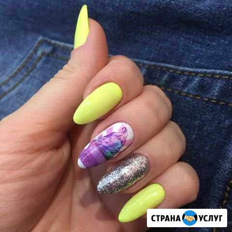 Маникюр с покрытием гель-лака, наращивание ногтей Балаково - изображение 1
