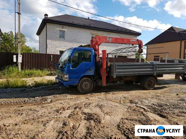 Услуги крана манипулятора на базе isuzu Смоленск - изображение 1