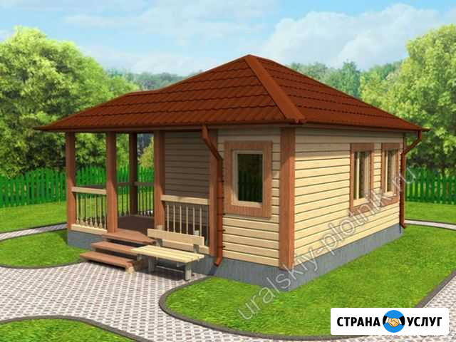 Строим бани, каркасные дома, беседки Железногорск - изображение 1