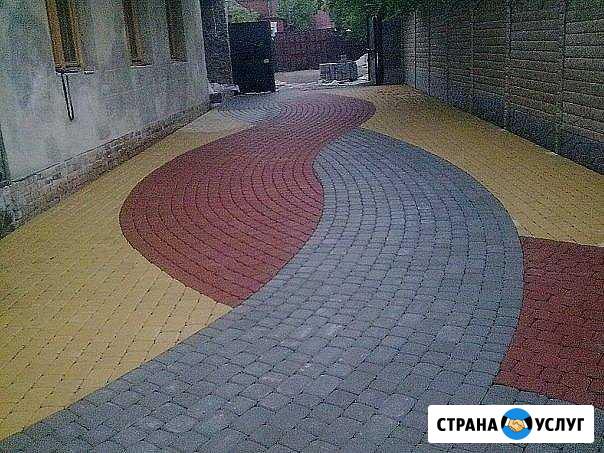 Укладка тротуарной плитки Чехов - изображение 1