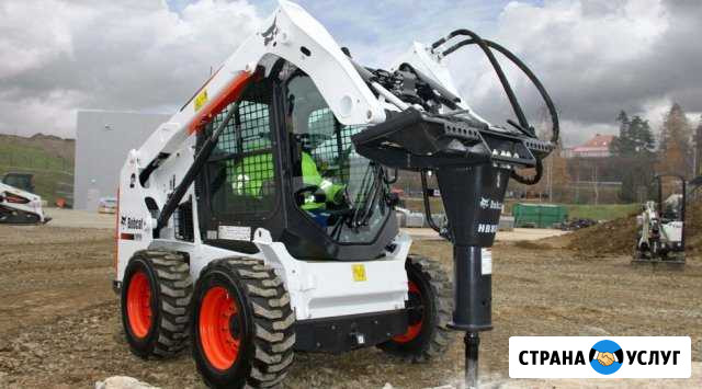 Аренда погрузчика Bobcat с гидромолотом Саратов - изображение 1