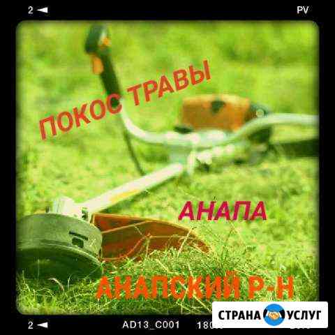Покос травы Анапа