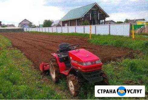 Вспашка земли, мульчирование, фрезеровка участков Москва