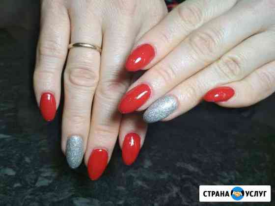 Маникюр,покрытие гель лаком Отрадный