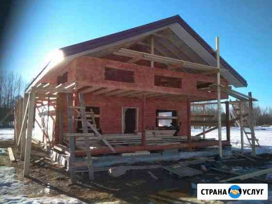 Дома и бани из профилированного бруса под ключ Череповец
