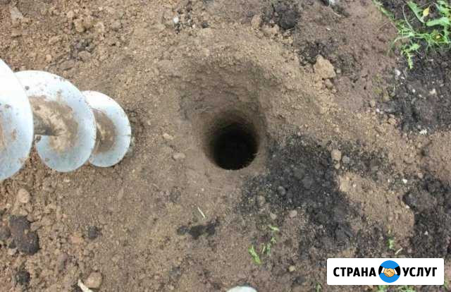 Пробурю ямы под столбы, заборы Вязьма - изображение 1
