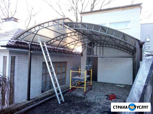 Изготовление навесов и козырьков Нежинский - изображение 1