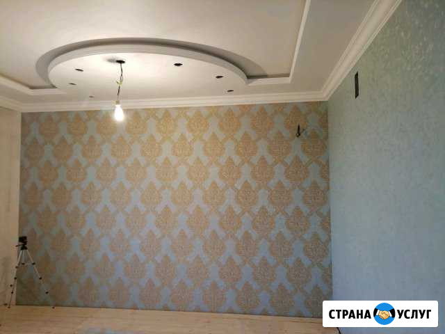 Поклейка обоев.Откосы.Штуратурка.Шпаклевка.сантехн Новошахтинск - изображение 1