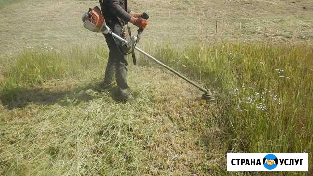 Покос травы обрезание веток Кондопога - изображение 1