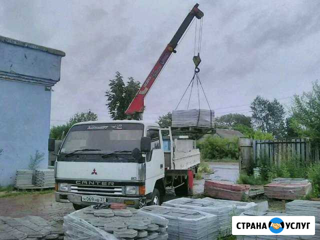 Грузоперевозки с крановой установкой Комсомольск-на-Амуре - изображение 1