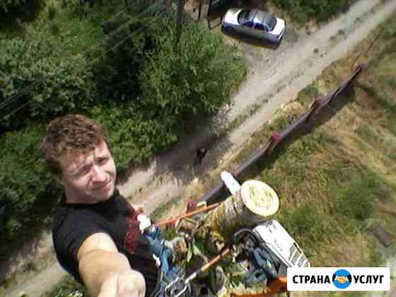 Спил деревьев Уборка участков покос травы Таганрог