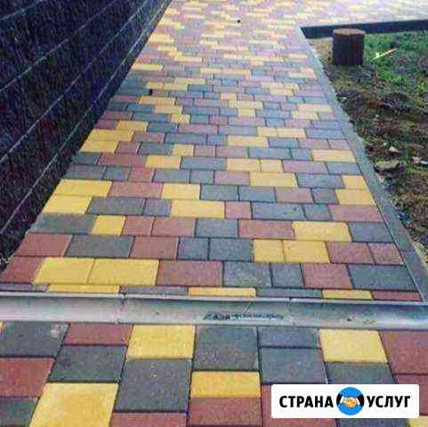 Укладка тротуарной плитки, благоустройство Санкт-Петербург