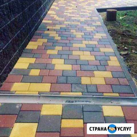 Укладка тротуарной плитки, благоустройство Санкт-Петербург - изображение 1