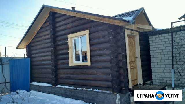 Строим дома, бани из оцилиндрованного бревна Волгоград - изображение 1