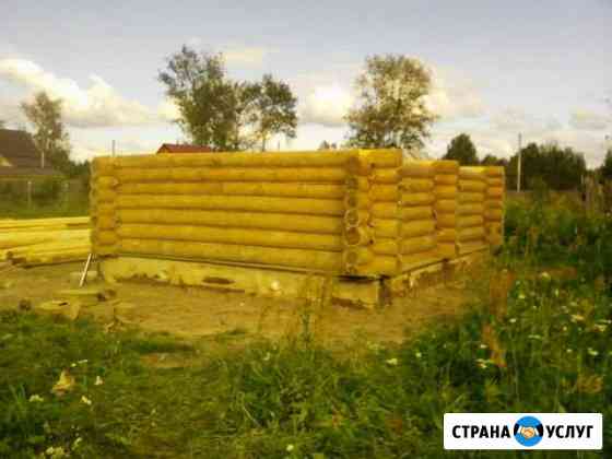 Срубы домов и бань Муромцево