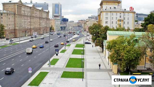 Устройство асфальтобетонных покрытий тротуаров, до Москва - изображение 1