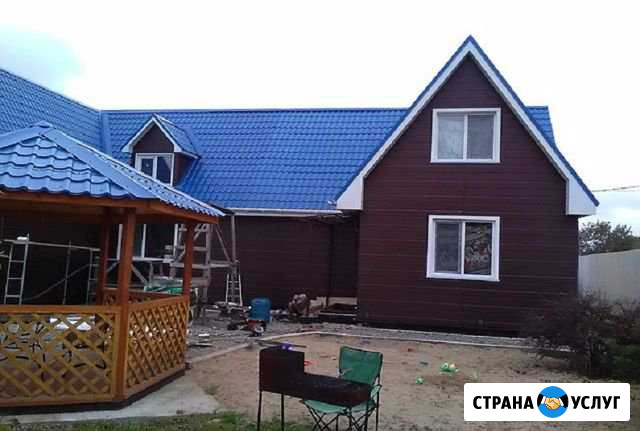 Бригада строителей.Кровельные работы.Строительство Санкт-Петербург - изображение 1