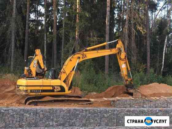 Аренда экскаватора, услуги экскаватора Санкт-Петербург